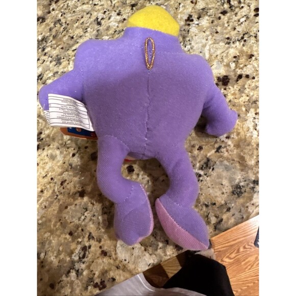 Vintage Tiny Toon Adventures Dizzy Devil Stuffed Plush Warner Bros 1990 Ace - Picture 6 of 9